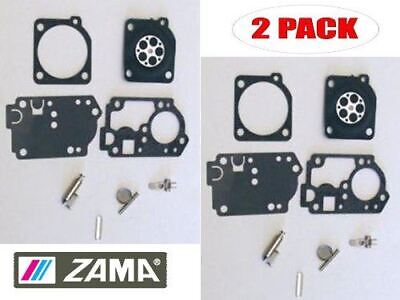 GENUINE OEM ZAMA PART # RB-142; CARBURETOR REBUILD KIT 2 PACK