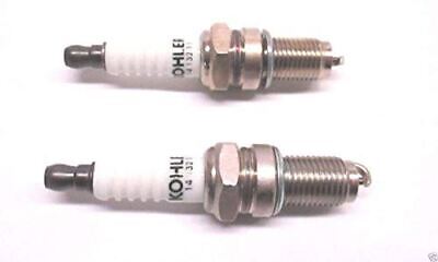 2 PACK GENUINE OEM KOHLER PART # 14 132 11-S SPARK PLUG;12MM COURAGE SPARK PLUG