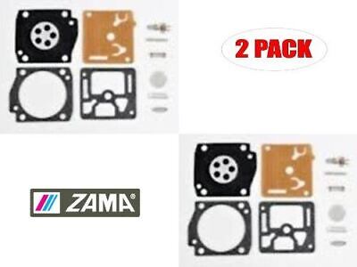 GENUINE OEM ZAMA PART # RB-60; CARBURETOR REBUILD KIT 2 PACK