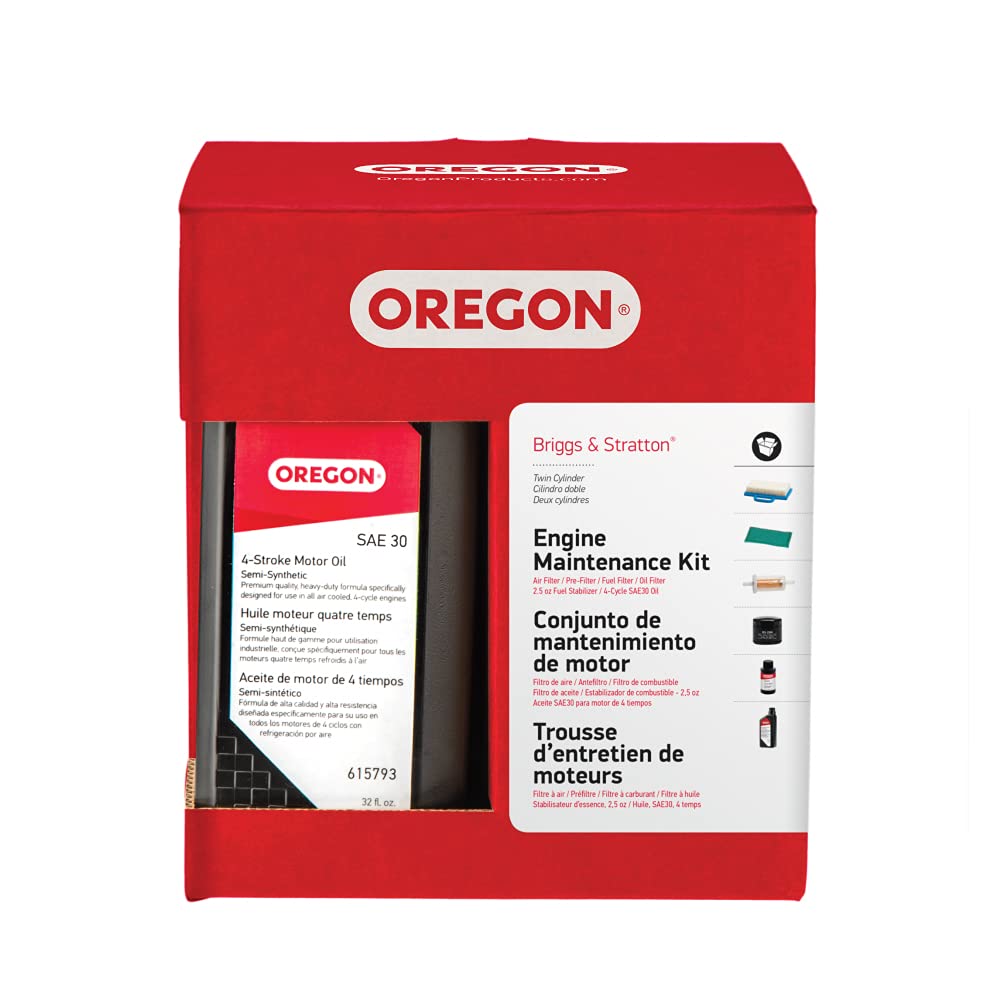 Genuine OEM Oregon Part # 01-104 Maintenance Kit for Briggs & Stratton Twin Cylinder Engines