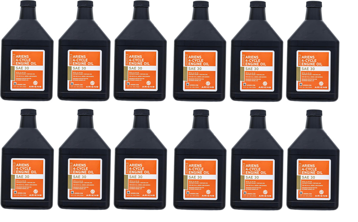 Genuine OEM Ariens Part # 04642700 12 Pack SAE 30 Oil Quart Bottle