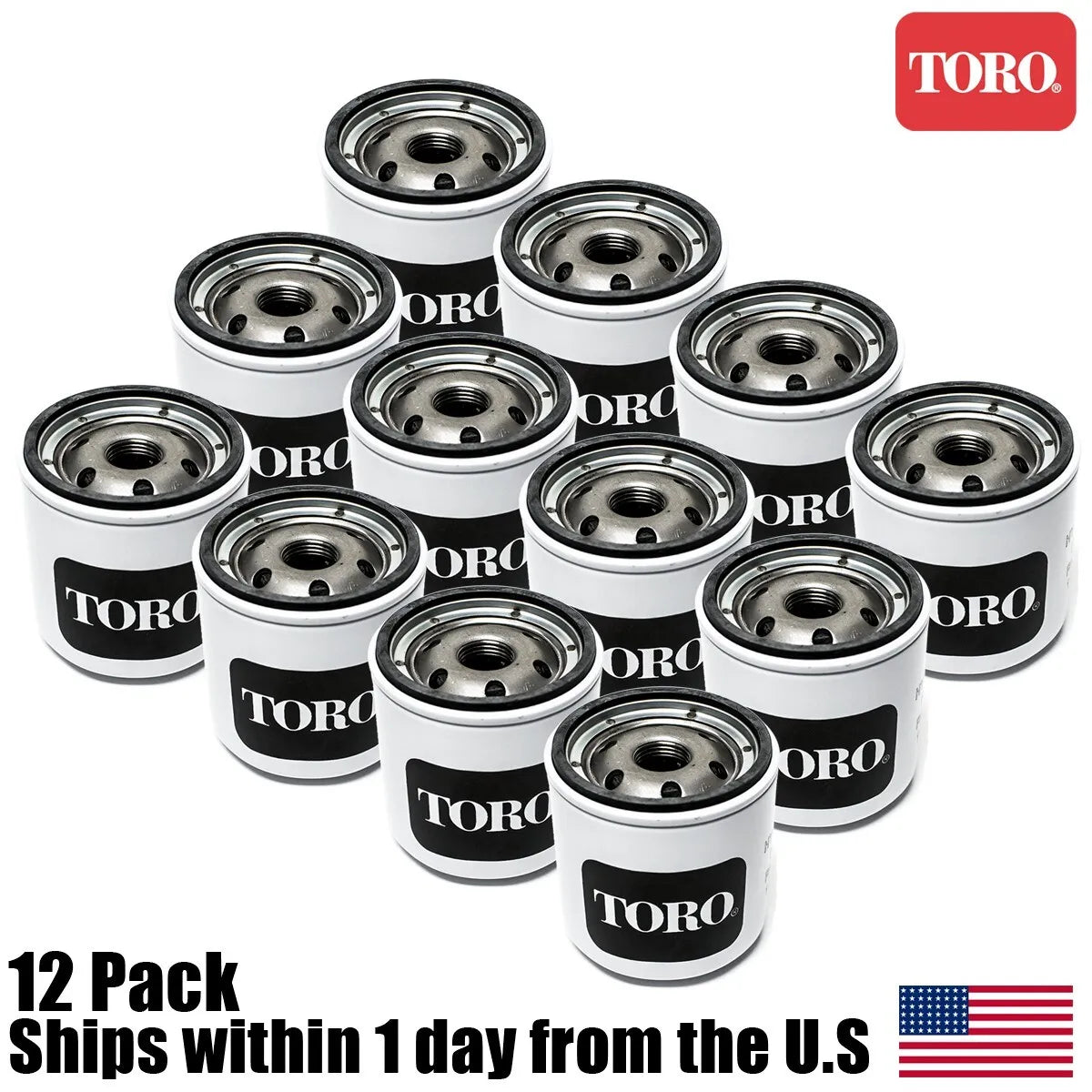 Genuine OEM Toro Part # 1-633750 Hydraulic Oil Filter 12 Pack