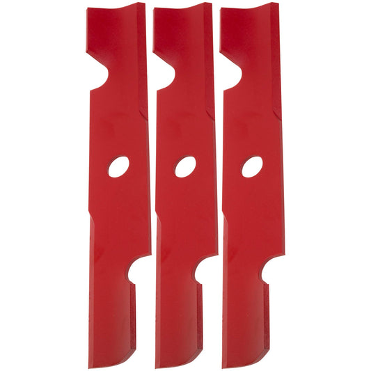 Genuine OEM Exmark Part # 103-6400-S Notched Blade 3 Pack