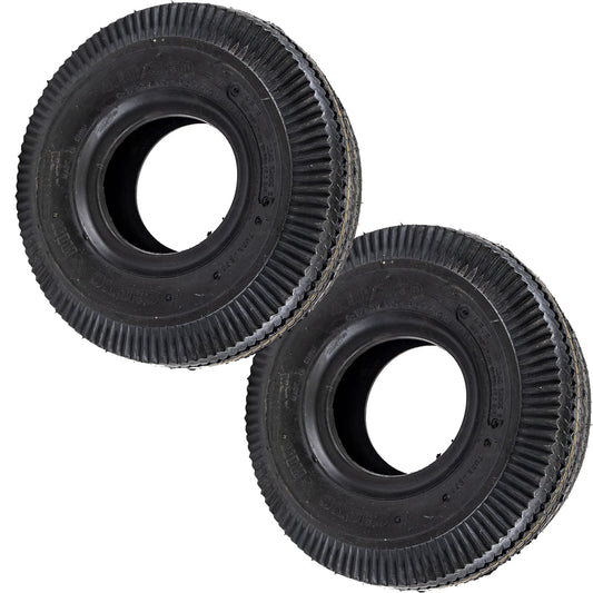 Genuine OEM Exmark Part # 105-1943 Tire 410/350 X 4 2 Pack