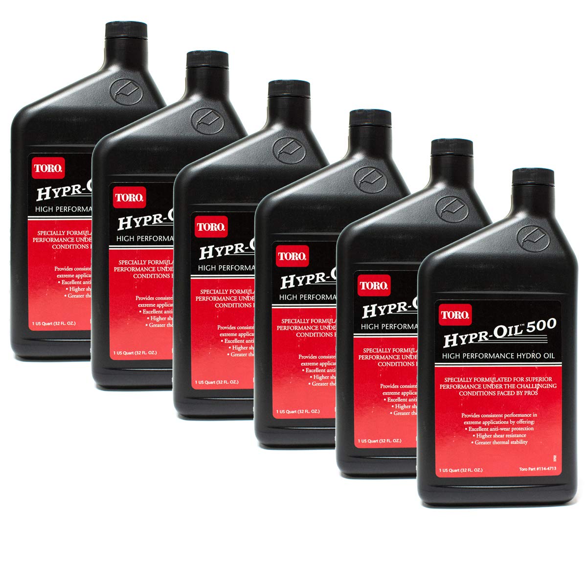 Genuine OEM Toro Part # 114-4713 Hypr-Oil 500 Quart 6 Pack