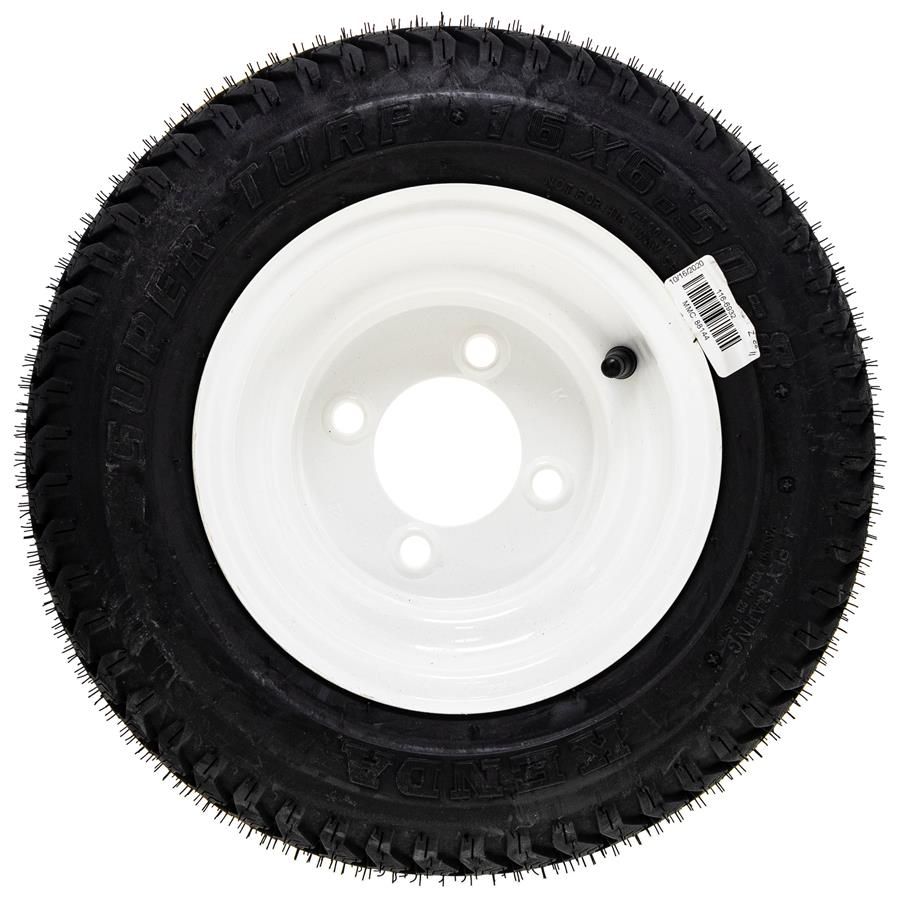 Genuine OEM Toro Part # 116-6932 16 x 6.50-8 Tire Assembly