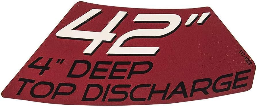 Genuine OEM Toro/Exmark Part # 117-1222 Decal