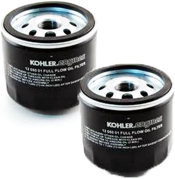 Genuine OEM Kohler Part # 12 050 01-S1 Oil Filter Retail Pack 2 Pack