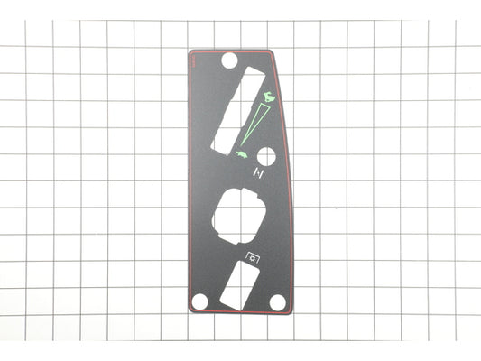 Genuine OEM Toro Part # 121-0772 Control Panel Decal