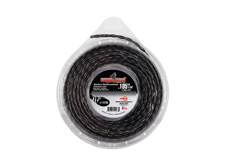 Genuine Rotary Part # 12183 .105 Vortex Trimmer Line 1/2 lb Donut