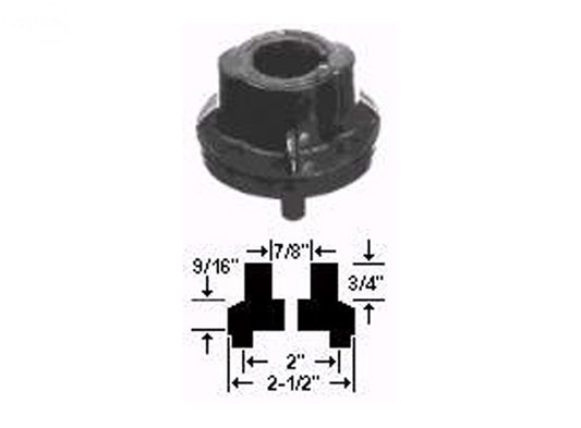 Genuine Rotary Part # 1224 Blade Adapter 7/8" for Rotary Hub 1182