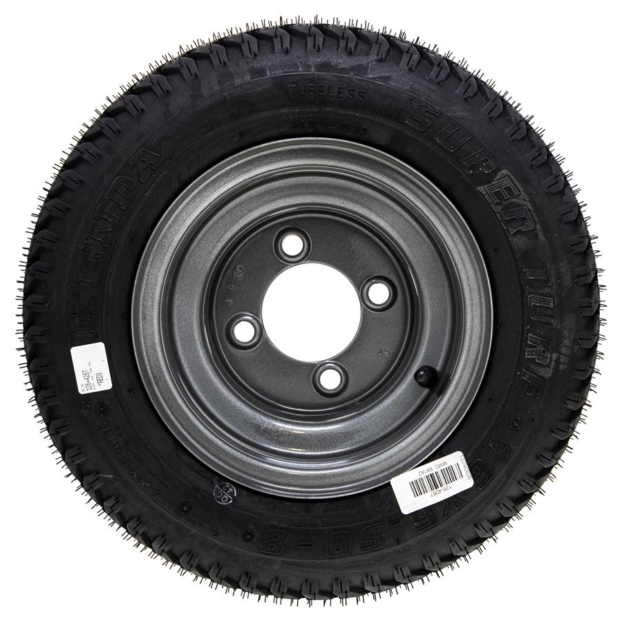 Genuine OEM Toro Part # 126-4267 6 x 6.50-8 Rear Drive Wheel and Tire Assembly