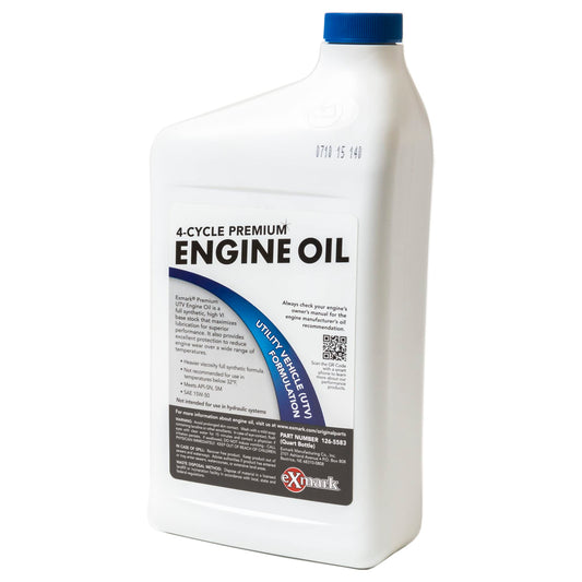 Genuine OEM Exmark Part # 126-5583 UTV 15W-50 Engine Oil Quart