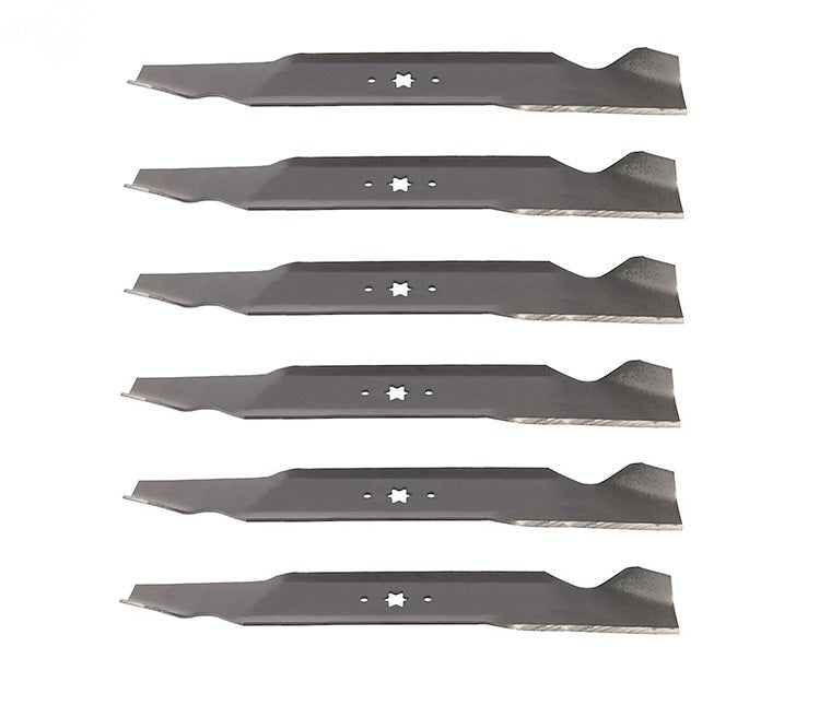 Genuine Rotary Part # 12956 23 1/4" Blade 6 Pack for Cub Cadet