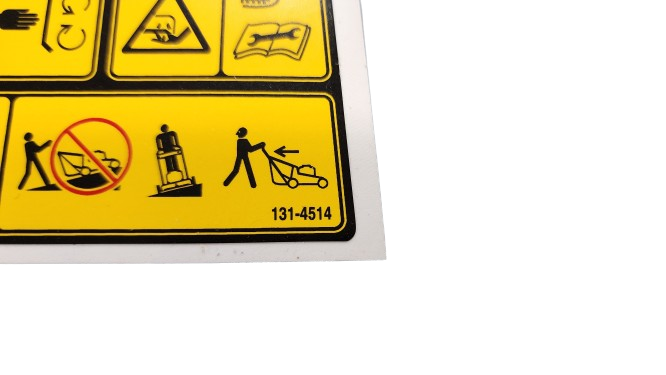 Genuine OEM Toro Part # 131-4514 Warning Decal