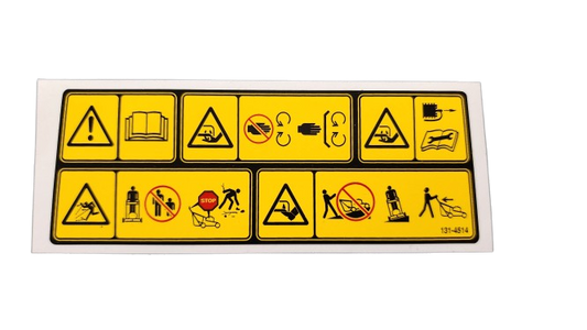 Genuine OEM Toro Part # 131-4514 Warning Decal