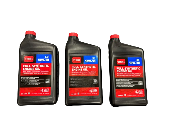 Genuine OEM Toro Part # 138-6053 Full Synthetic 10W-30 Engine Oil Quart 3 Pack