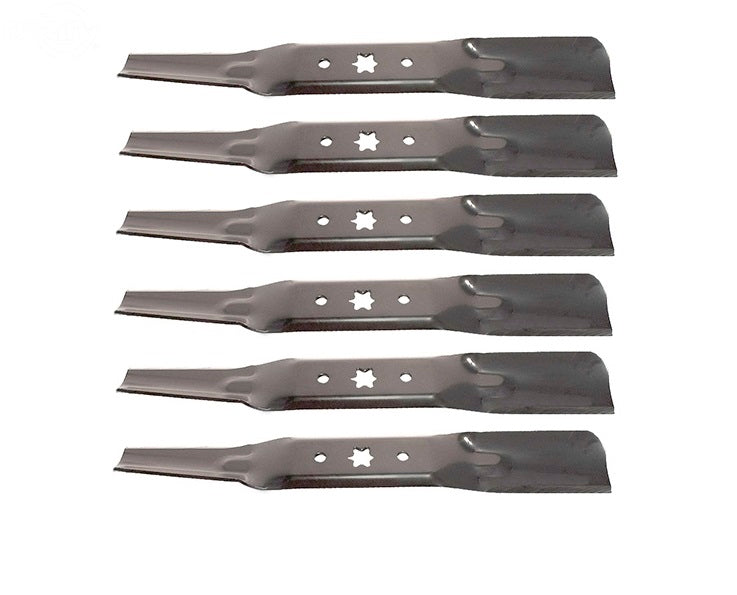Genuine Rotary Part # 14907 18 5/8" Blade 6 Pack for Cub Cadet