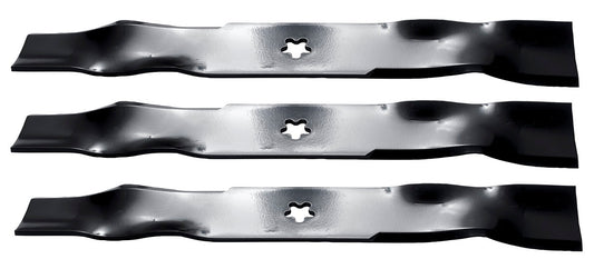 Genuine OEM Oregon Part # 195-082 18 7/16" Mulcher Blade 3 Pack