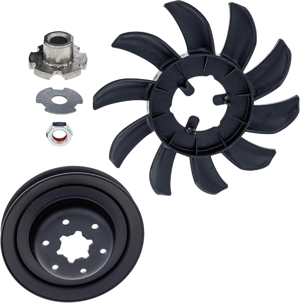Genuine OEM Ariens Part # 21543736 Fan Pulley Kit