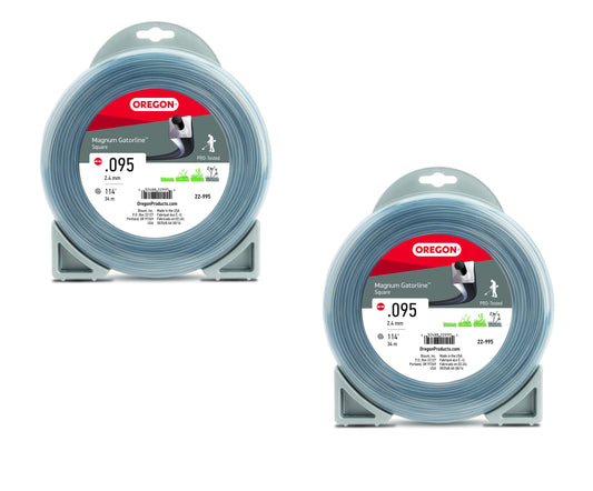 Genuine OEM Oregon Part # 22-995 .095 Trimmer Line 2 Pack