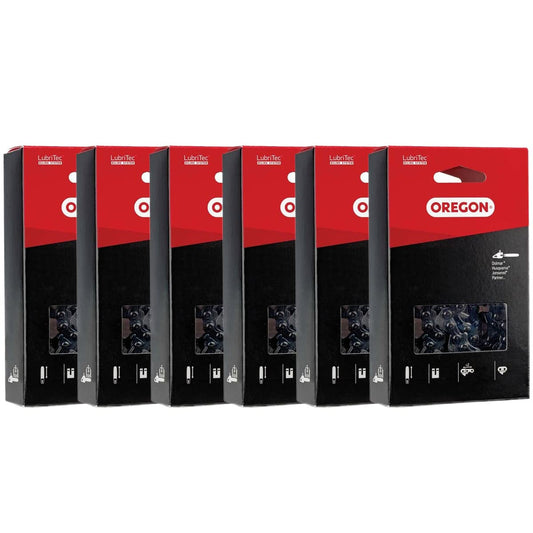 Genuine OEM Oregon Part # 22LPX074G PowerCut Saw Chain 6 Pack for 18" Bar