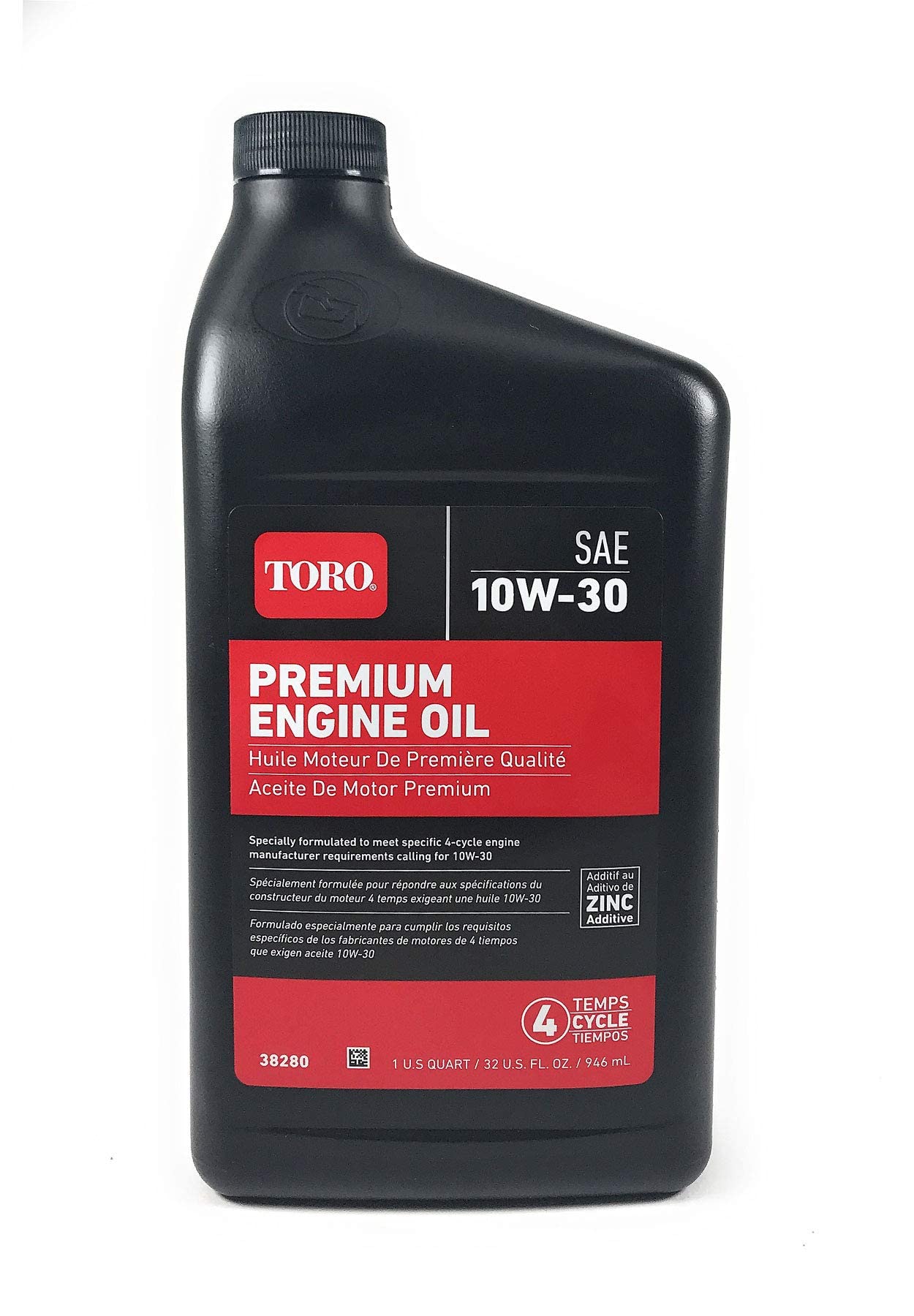 Genuine OEM Toro Part # 38280 10W30 4 Cycle Engine Oil
