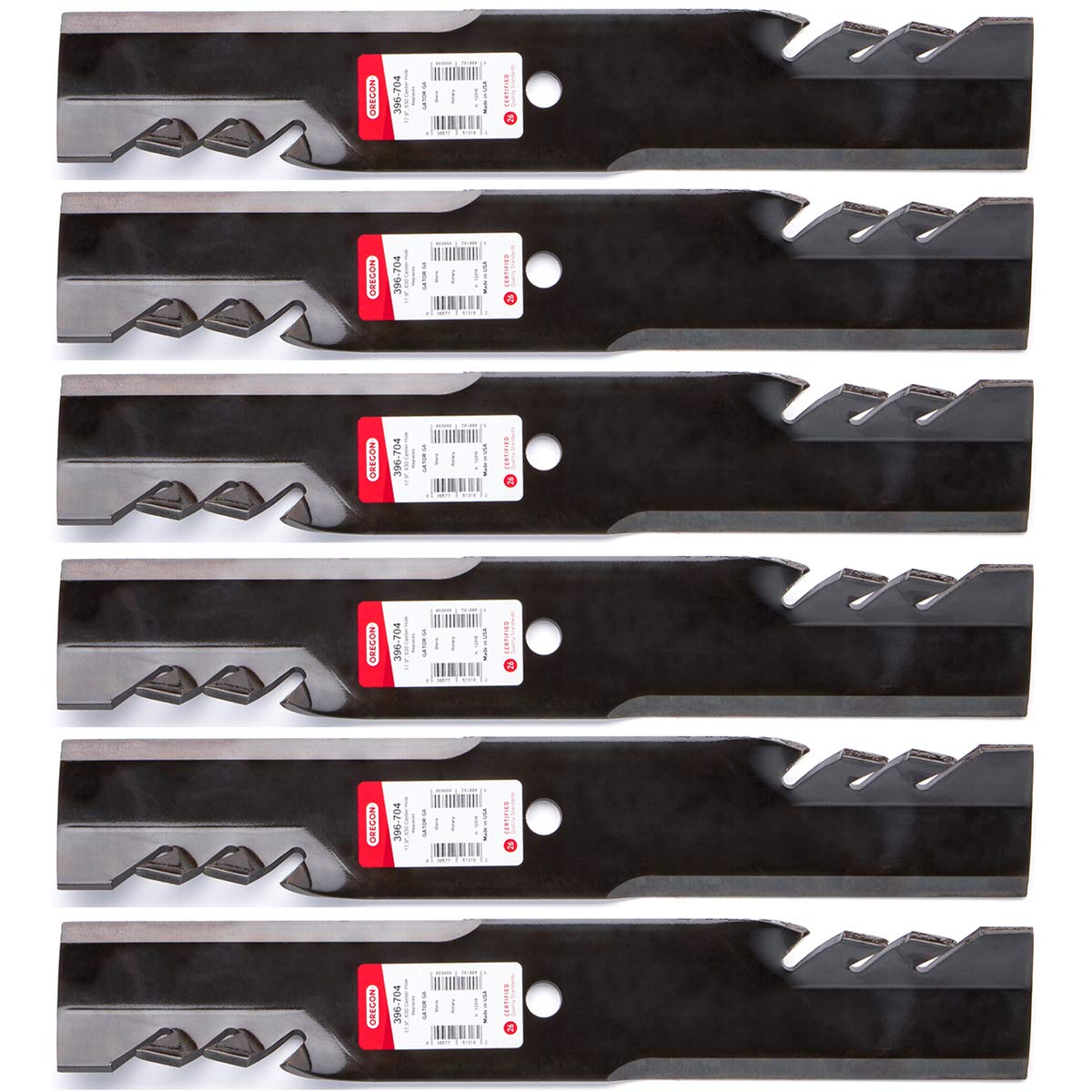 Genuine OEM Oregon Part # 396-704 17 7/8" G6 Gator Blade 6 Pack