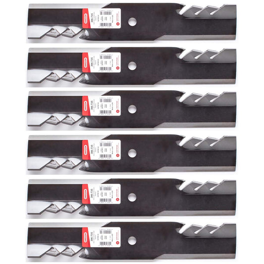 Genuine OEM Oregon Part # 396-735 16 1/2" G6 Gator Blade 6 Pack