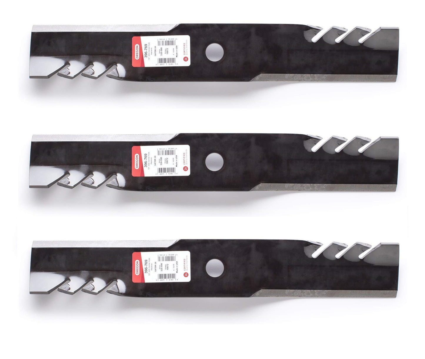 Genuine OEM Oregon Part # 396-769 19" G6 Gator Blade 3 Pack