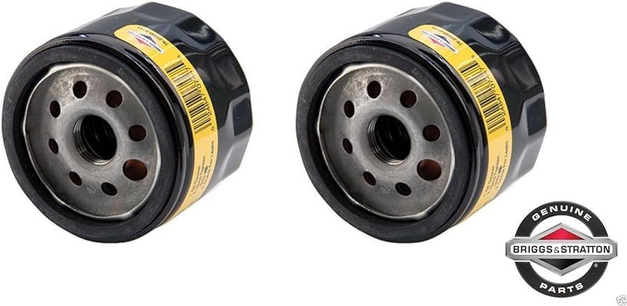 Genuine OEM Briggs & Stratton Part # 492932S Oil Filter 2 Pack