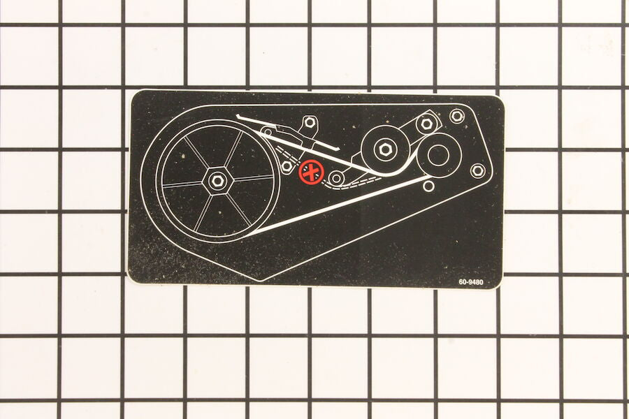 Genuine OEM Toro Part # 60-9480 Decal