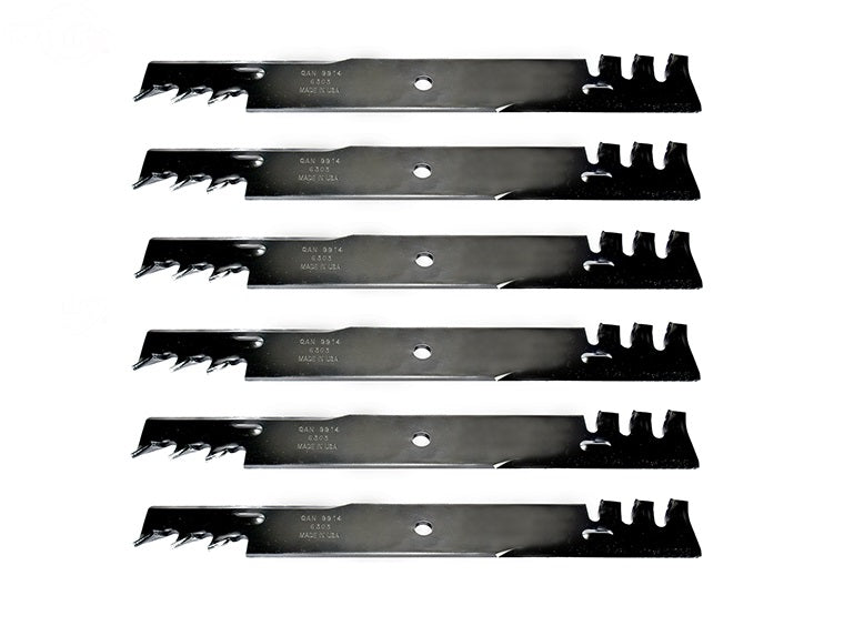 Genuine Rotary Part # 6303 20 1/2" Copperhead Mulching Blade 6 Pack for Gravely