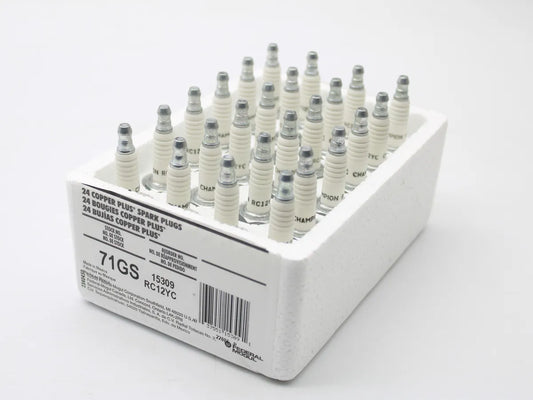 Genuine OEM Champion Part # 71GS Spark Plug Shop Pack RC12YC