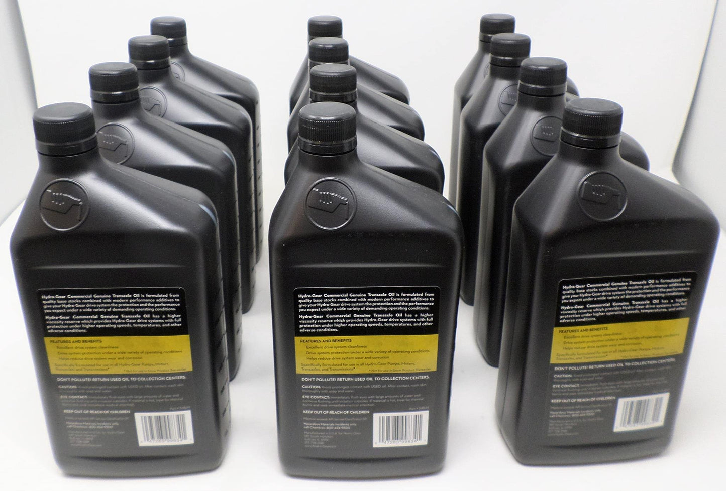 Genuine OEM Hydrogear Part # 72751 Transaxle Transmission Oil Quart Bottle 12 Pack