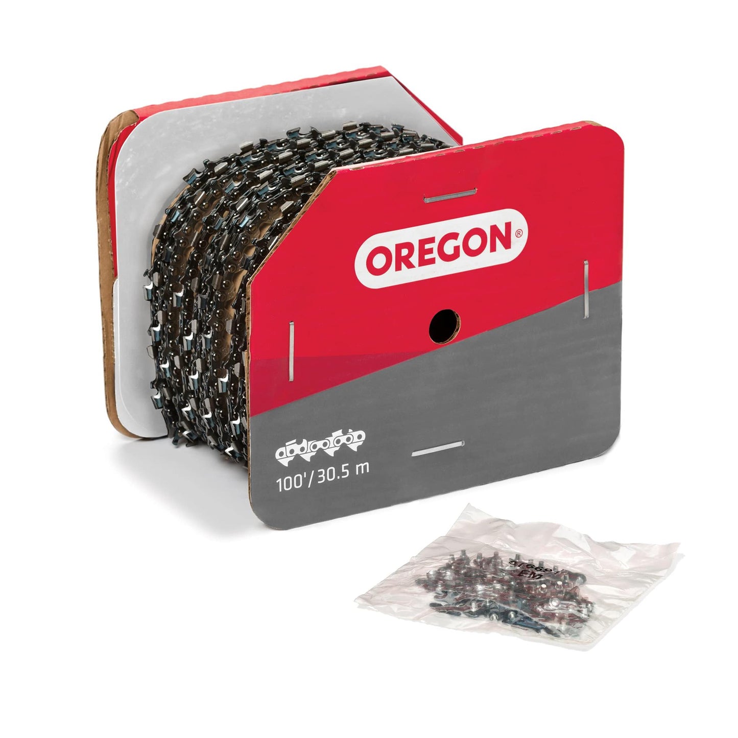 Genuine OEM Oregon Part # 90PX100U AdvanceCut 3/8 Low Profile .043 Ga Saw Chain 100' Reel
