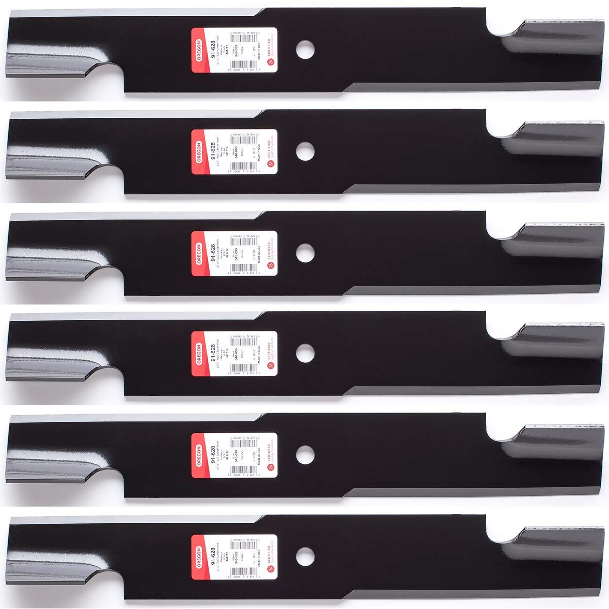 Genuine OEM Oregon Part # 91-628 Blade 6 Pack