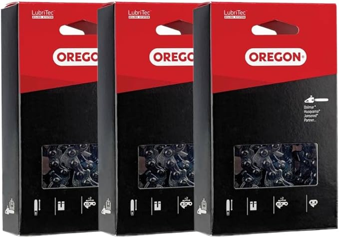 Genuine OEM Oregon Part # 91VXL044G Saw Chain 3 Pack