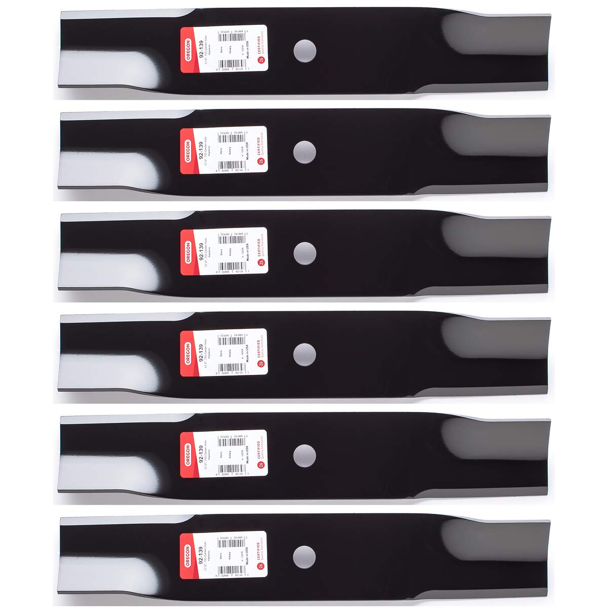 Genuine OEM Oregon Part # 92-139 17" Mower Blade 6 Pack