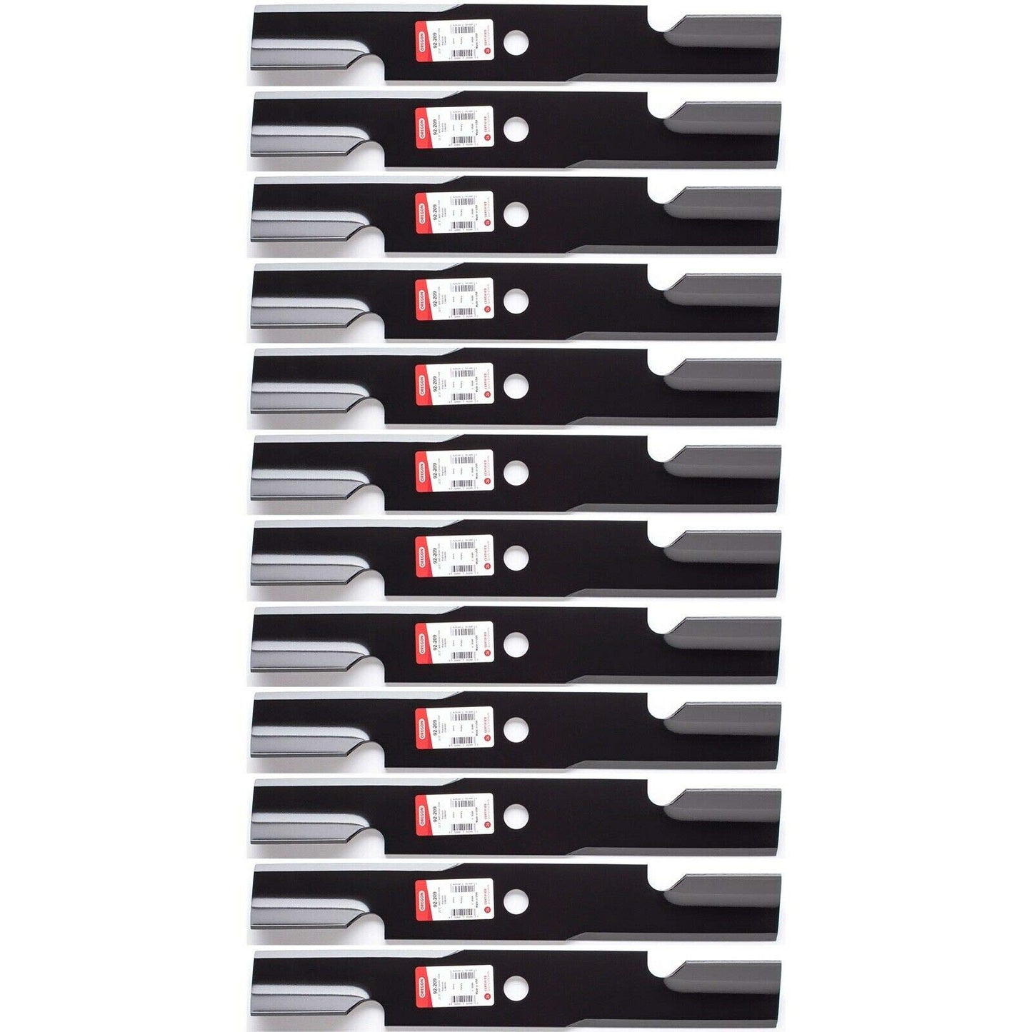 Genuine OEM Oregon Part # 92-209 High Lift Blade 12 Pack