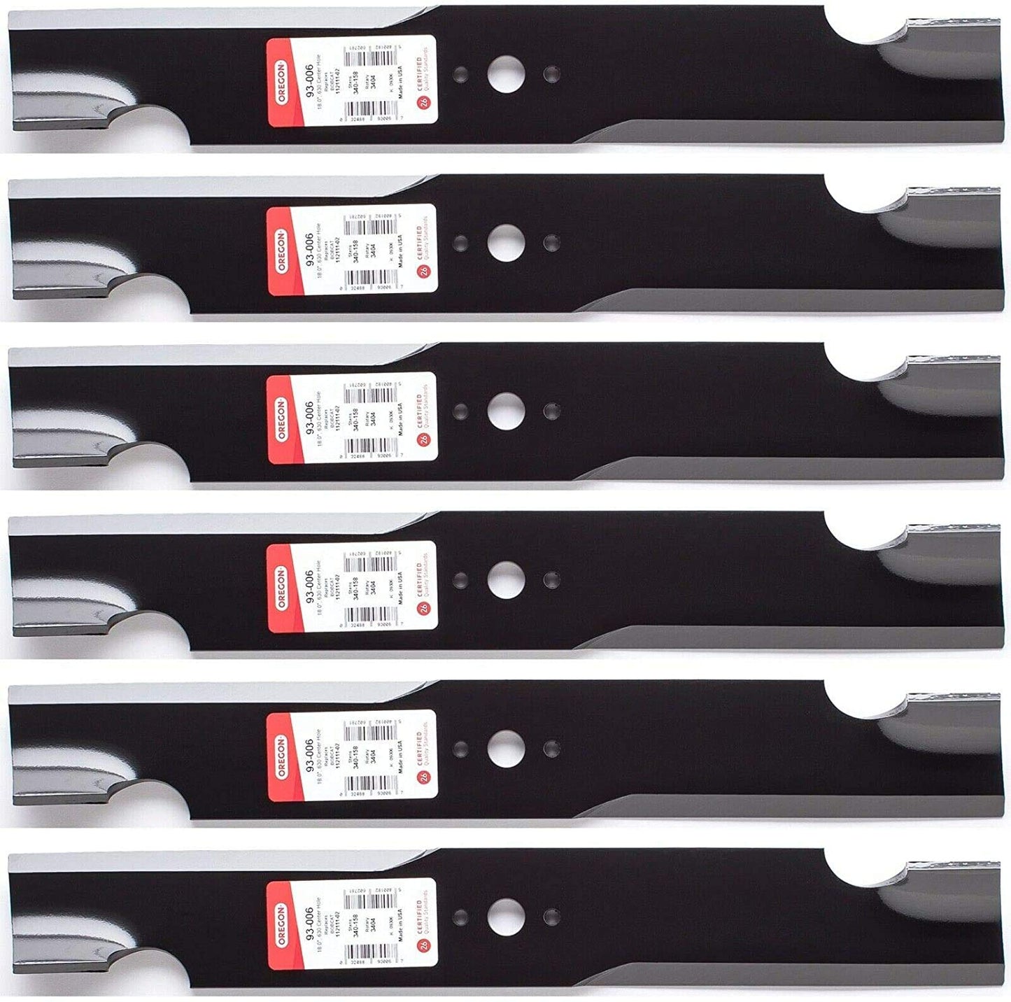 Genuine OEM Oregon Part # 93-006 18" Blade 6 Pack