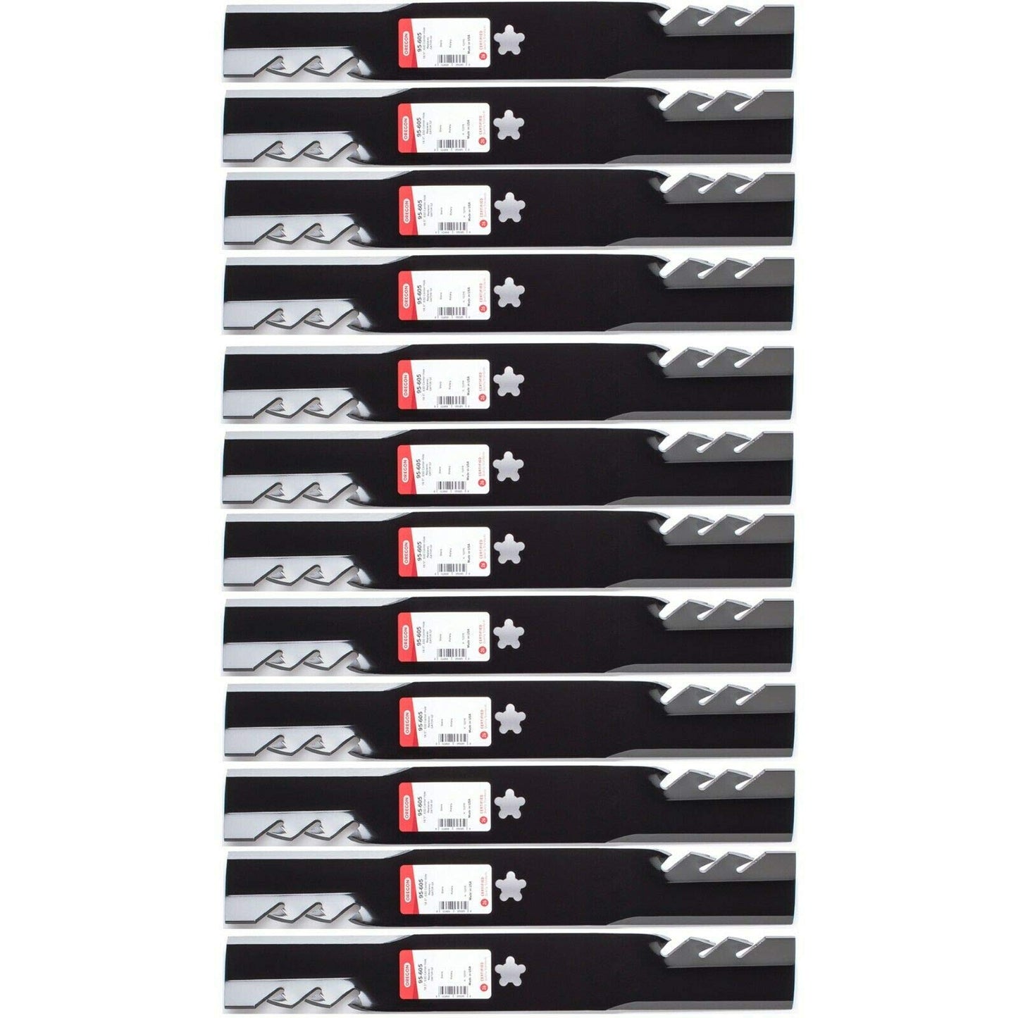 Genuine OEM Oregon Part # 95-605 Gator Blade 12 Pack
