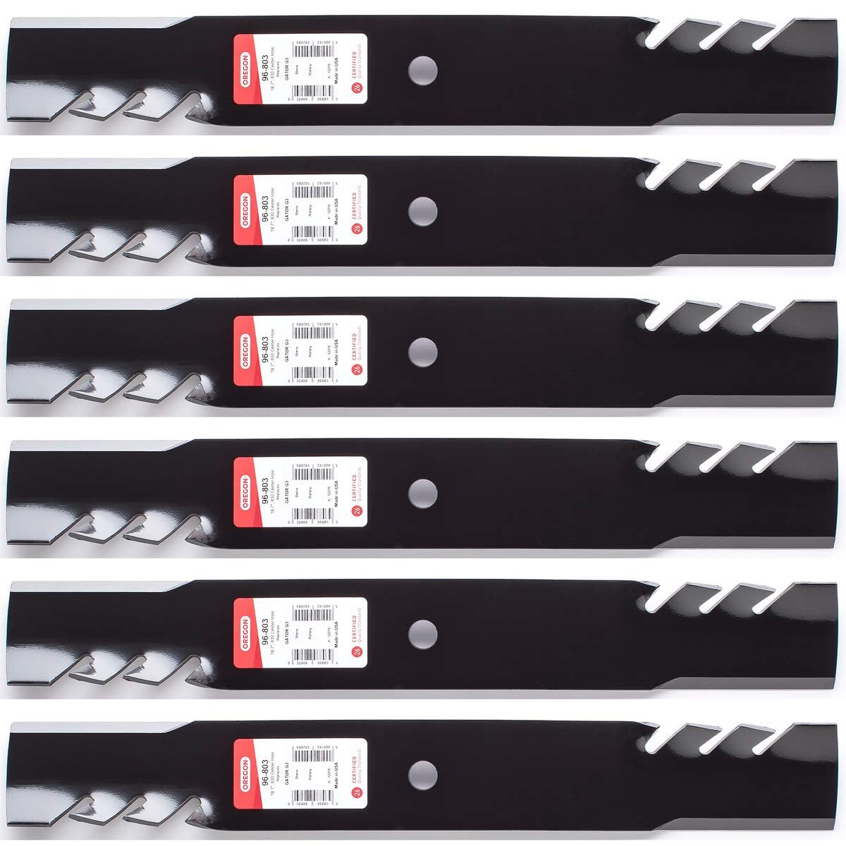 Genuine OEM Oregon Part # 96-803 18 3/4" G3 Gator Blade 6 Pack