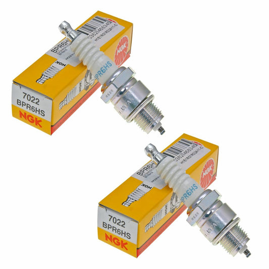 Genuine OEM NGK Part # BPR6HS Spark Plug 2 Pack