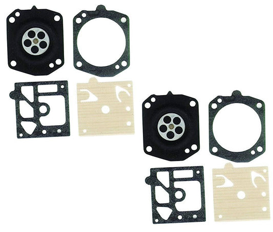 Genuine OEM Walbro Part # D22-HDA Carburetor Rebuild Kit 2 Pack