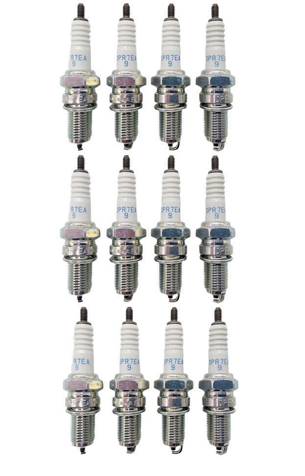 Genuine OEM NGK Part # DPR7EA-9 Spark Plug 12 Pack
