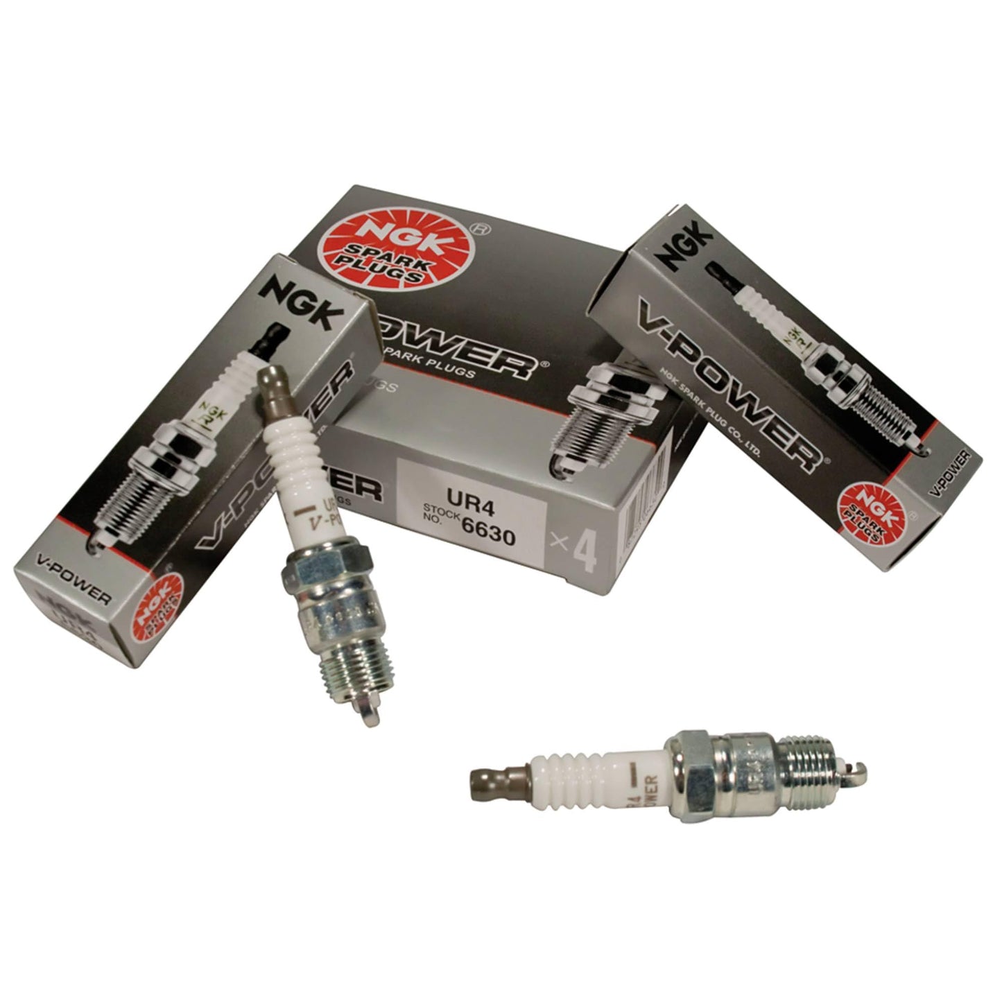 Genuine OEM NGK Part # UR4 Spark Plug 4 Pack
