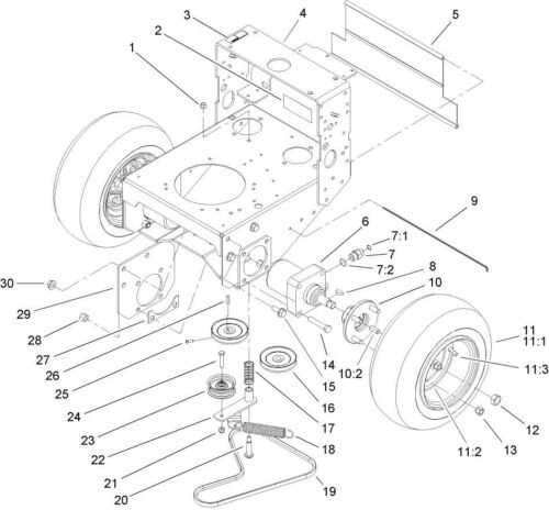 NEW GENUINE OEM TORO PART # 105-5649 V-BELT FOR TORO COMMERCIAL LAWN MOWERS