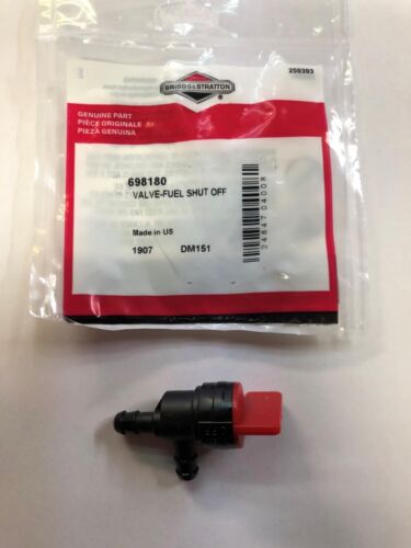 GENUINE OEM BRIGGS & STRATTON PART # 698180 FUEL SHUT OFF VALVE 698181, 494769