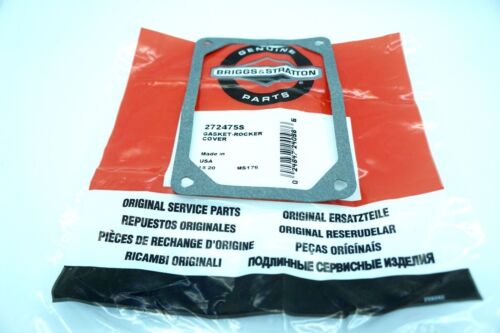 GENUINE OEM BRIGGS & STRATTON PART # 272475S VALVE COVER GASKET; INTEK GASKET